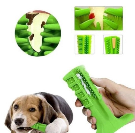 Puppy chew toy toothbrush