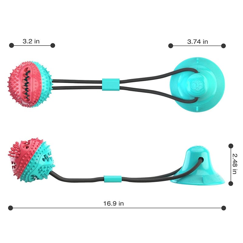suction cup tug toy for dogs