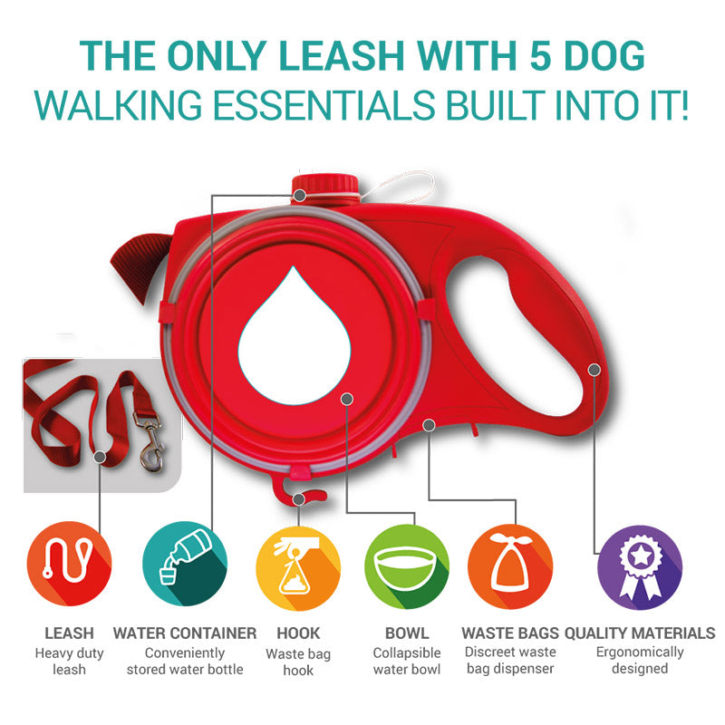 Adjustable dog leash